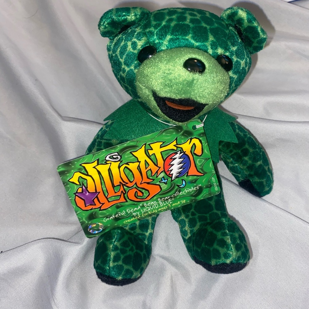 Grateful Dead Alligator Bean Bear Collectible 2000 RARE